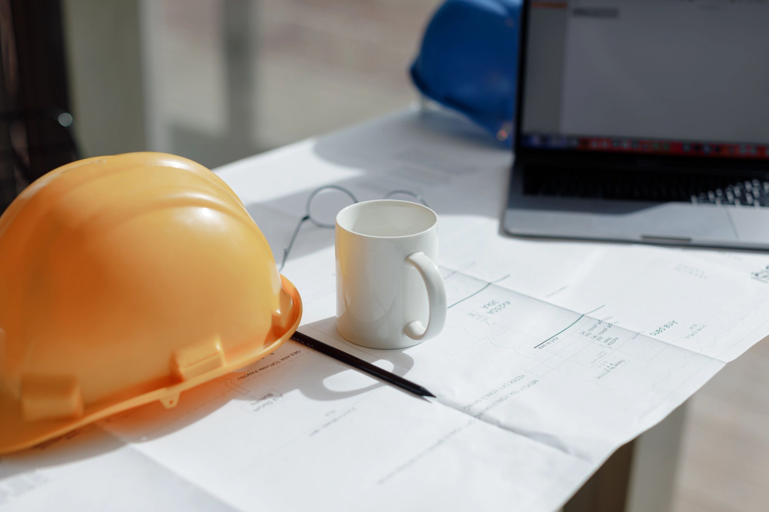 Architecture workspace with plans and project tools