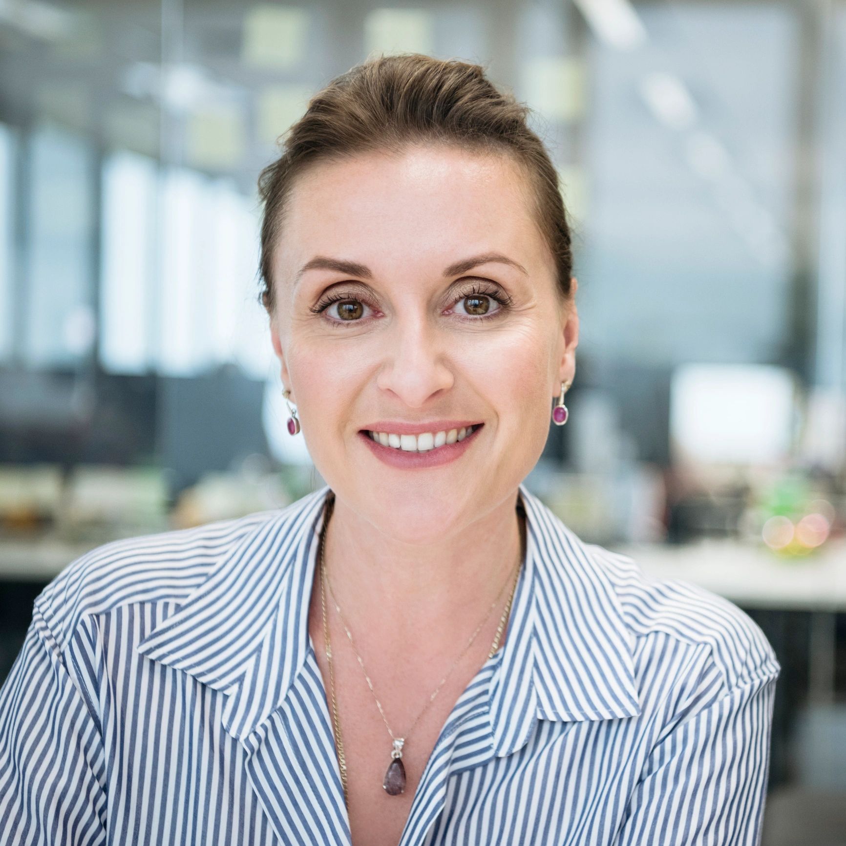 Portrait of female business client